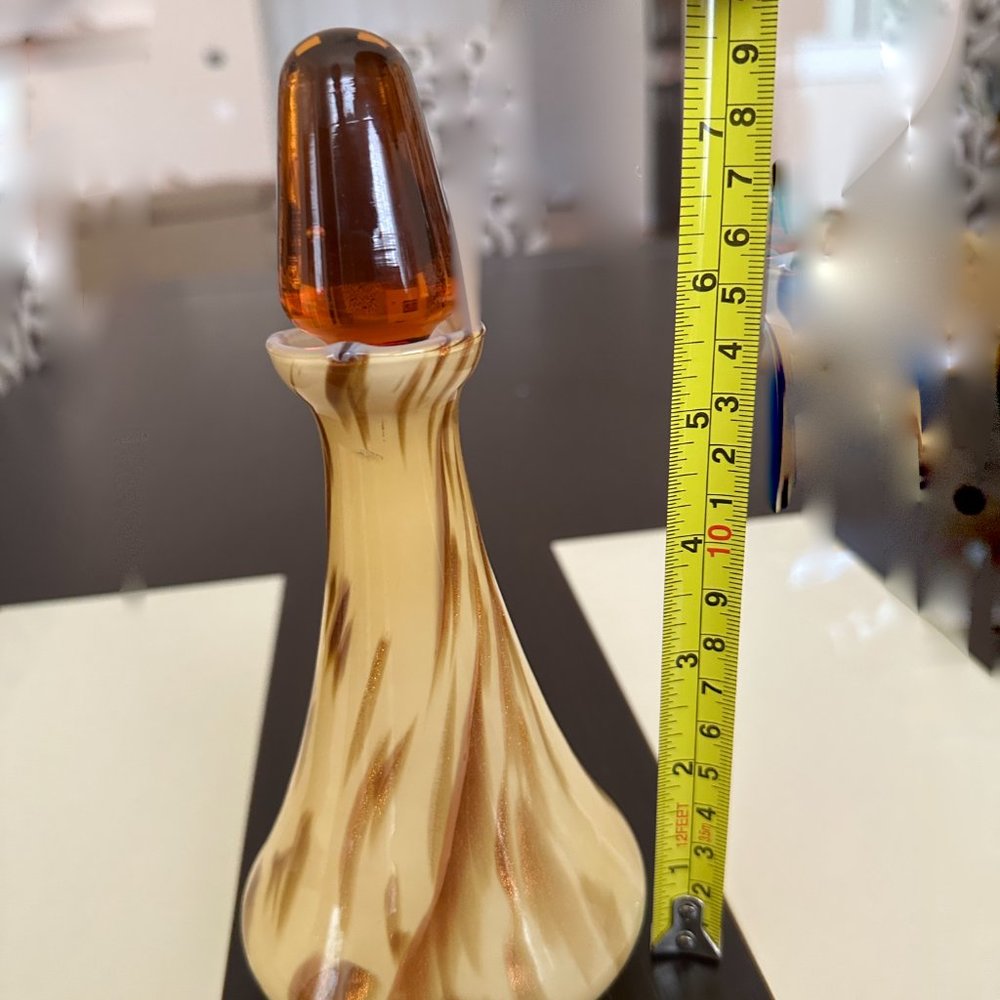 NWT Murano glass small bottle made in Italy